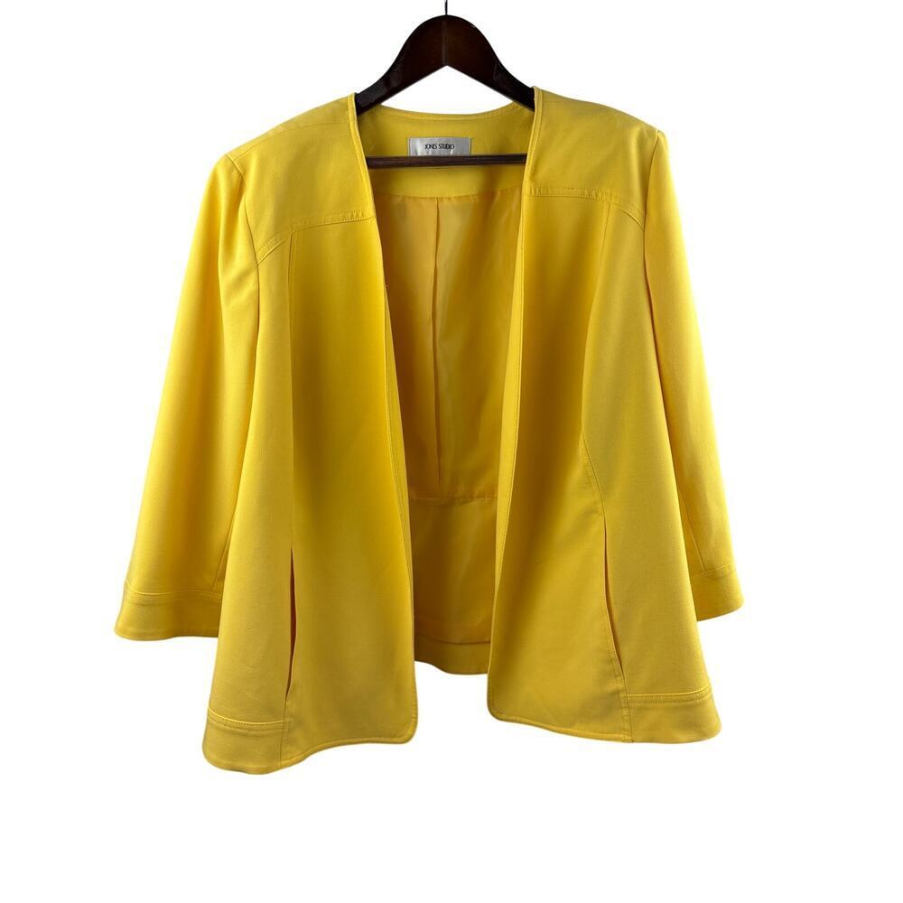 Women’s Jones Studios  Size 2X Yellow Blazer
